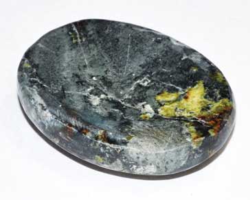 Opal, Blue worry stone - Click Image to Close