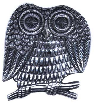 4" Owl ash catcher - Click Image to Close