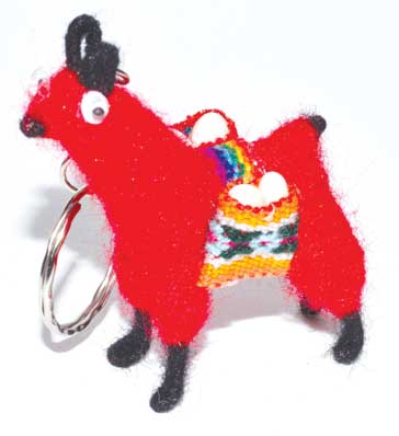 Love Llama key ring - Click Image to Close